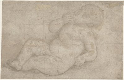 Studium dla leżącego Dzieciątka Jezus autorstwa Lorenzo di Credi (attributed to)