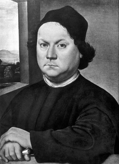 Portret Andrei del Verrocchio autorstwa Lorenzo di Credi. 1485 środowiska. Musee des Offices, Florencja autorstwa Lorenzo di Credi