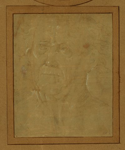 Portret starszego mężczyzny ... autorstwa Lorenzo di Credi