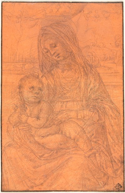 Dziewica z Dzieciątkiem, c. 1510. autorstwa Lorenzo di Credi