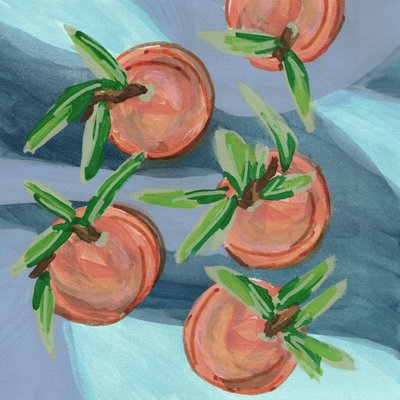 Martwa natura ze świeżą pomarańczą autorstwa Lori Ann Folz