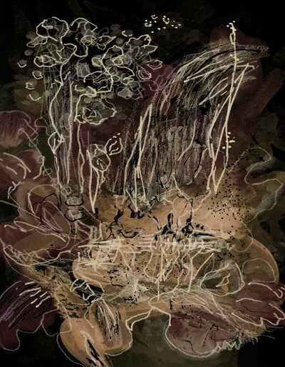 Orchid Bloom Midnight Mocha autorstwa Lori Ann Folz