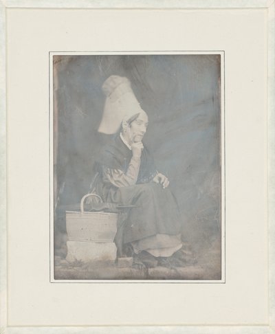 Portret kobiety z Lisieux, Argentelle, 1846 (zdjęcie) autorstwa Louis Adolphe Baron Humbert de Molard