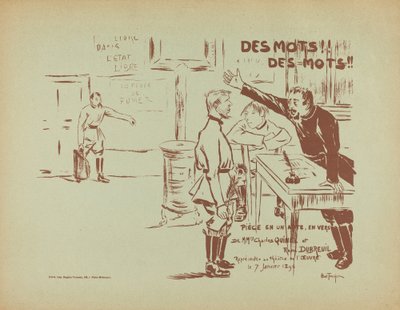Słowa! Słowa!, 1896. autorstwa Louis Abel Truchet
