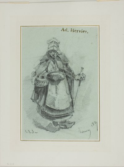 Chłopka autorstwa Louis Adolphe Hervier