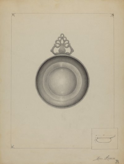 Cynowa Porringer autorstwa Louis Annino