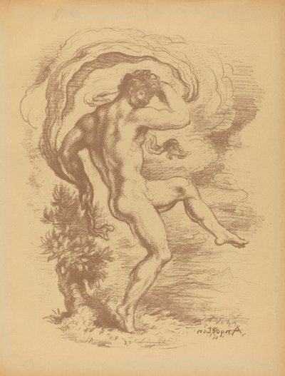 Taniec nago, 1897. autorstwa Louis Anquetin