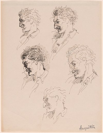Studia główne autorstwa Louis Anquetin