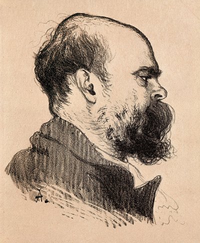 Portret Paula Verlaine autorstwa Louis Anquetin