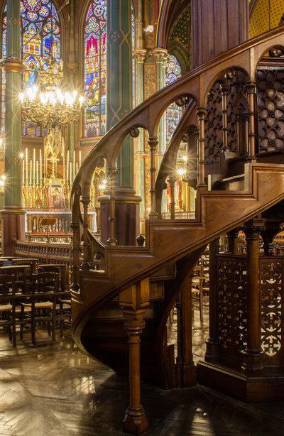 Kościół Saint-Eugene-Sainte-Cécile, Paryż, 2023 r. (zdjęcie ilustracyjne) autorstwa Louis Auguste Boileau