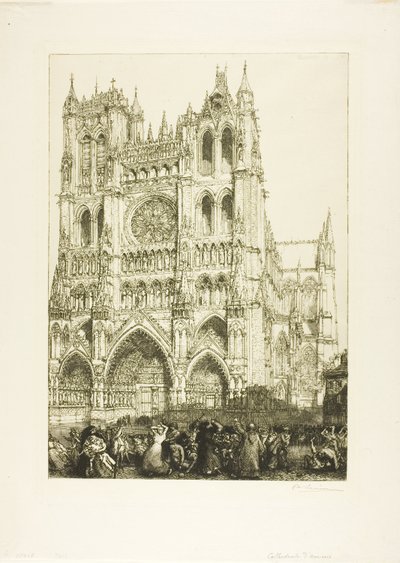 Katedra w Amiens autorstwa Louis Auguste Lepère