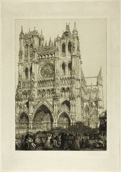 Katedra w Amiens autorstwa Louis Auguste Lepère