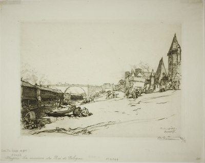 Angers: Dom Króla Polski autorstwa Louis Auguste Lepère