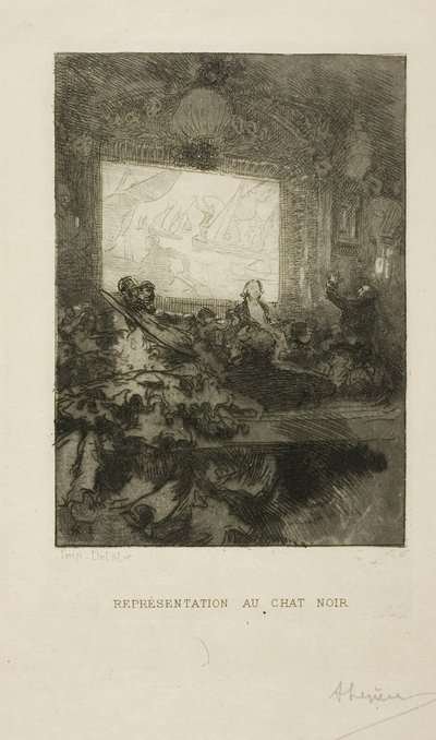 W Chat Noir autorstwa Louis Auguste Lepère