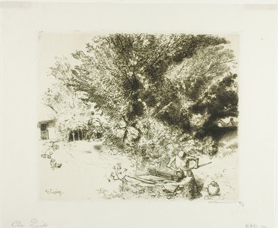 Przy studni autorstwa Louis Auguste Lepère