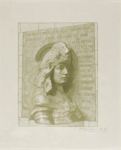 Francja autorstwa Louis Auguste Lepère