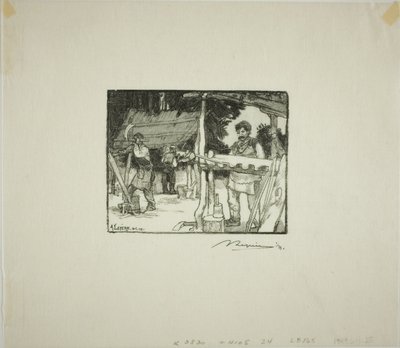 Lath-Makers autorstwa Louis Auguste Lepère
