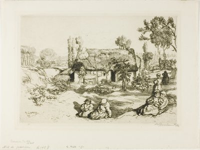Gniazdo ubogich autorstwa Louis Auguste Lepère