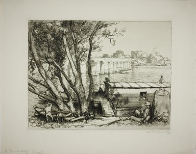 Poissy autorstwa Louis Auguste Lepère