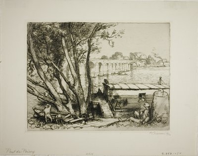 Poissy autorstwa Louis Auguste Lepère
