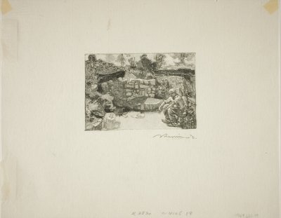 Chata kamieniarza autorstwa Louis Auguste Lepère