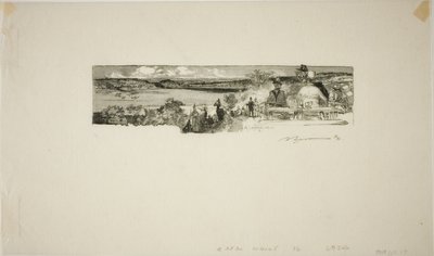 Sole Valley autorstwa Louis Auguste Lepère
