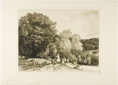 Niedzielny spacer autorstwa Louis Auguste Lepère