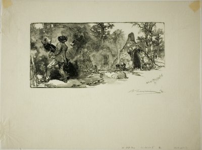 Palniki na węgiel drzewny autorstwa Louis Auguste Lepère