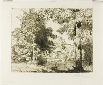 Krawędzie życia autorstwa Louis Auguste Lepère