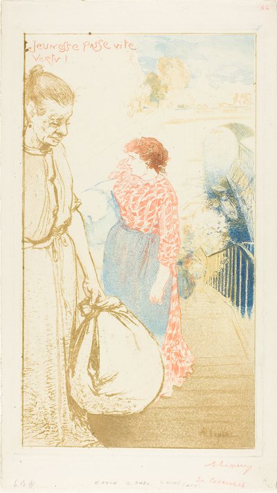 The Laundresses autorstwa Louis Auguste Lepère