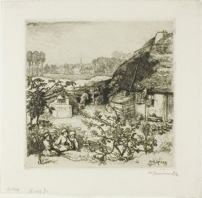 Gniazdo autorstwa Louis Auguste Lepère