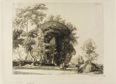 Droga do St. Gilles autorstwa Louis Auguste Lepère