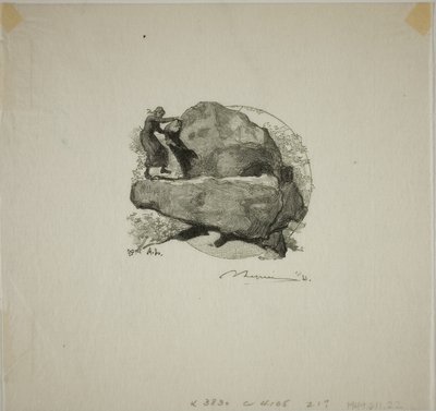 Drżąca Skała autorstwa Louis Auguste Lepère