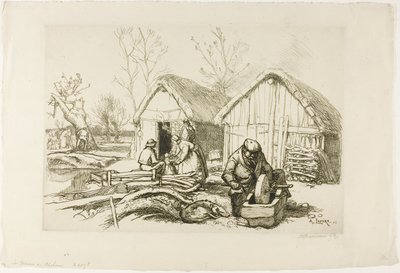 Dom drwala autorstwa Louis Auguste Lepère
