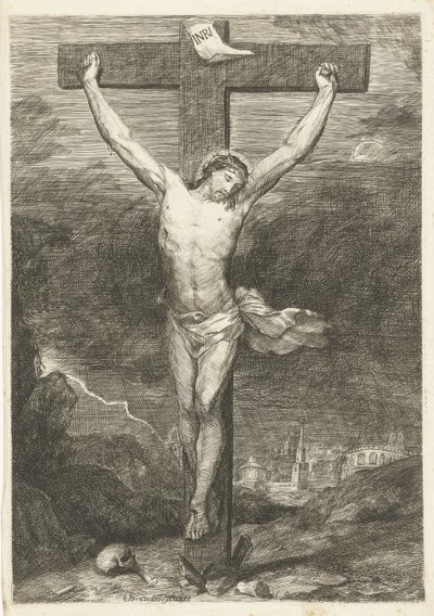 Chrystus na krzyżu autorstwa Louis Bernard Coclers