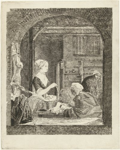 drób autorstwa Louis Bernard Coclers