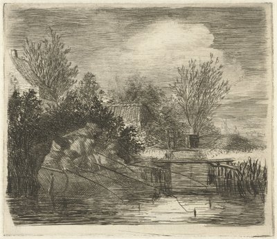 Wędkarze nad rzeką autorstwa Louis Bernard Coclers