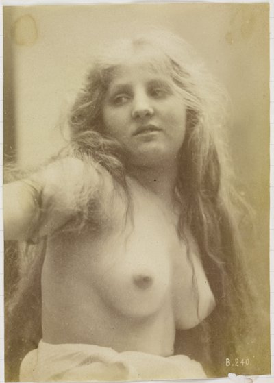 Studium modelki nago, biust widziany z przodu autorstwa Louis Bonnard