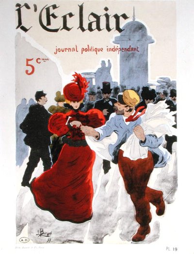 Plakat reklamujący niezależną gazetę polityczną „L