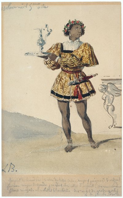 Czarny niewolnik autorstwa Louis Boulanger