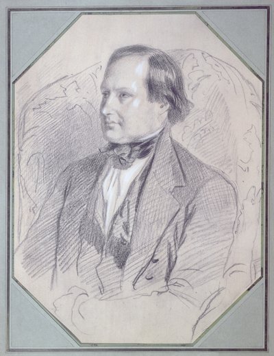 Wiktor Hugo (1802-85), 1843 autorstwa Louis Boulanger
