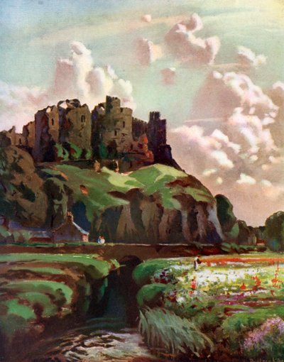 Zamek Harlech, Merionethshire, Walia, 1924-1926 autorstwa Louis Burleigh Bruhl