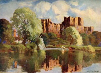 Zamek Ludlow, Shropshire, 1924-1926. autorstwa Louis Burleigh Bruhl