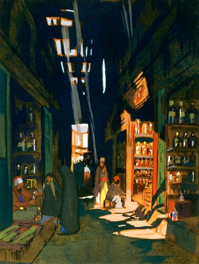 Sprzedawca perfum, 1928 autorstwa Louis Cabanes