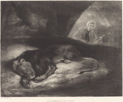 Sen lwa autorstwa Louis Candide Boulanger