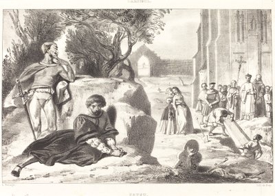 Sceny z Fausta autorstwa Louis Candide Boulanger