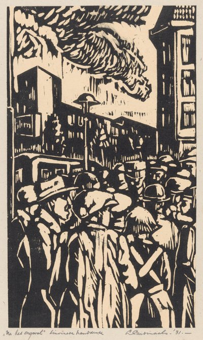 Po wypadku (oryginalny tytuł na przedmiocie) autorstwa Louis Cardinaals (signed by artist)