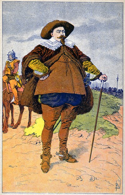 Gustaw II Adolf Szwecji autorstwa Louis Charles Bombled