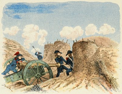 Ilustracja zaczerpnięta z książki „Les heros du Siecle”, anegdotyczne recytacje Dicka de Lonlay i ilustrowane przez Louisa Bombleda (1862-1927) autorstwa Louis Charles Bombled