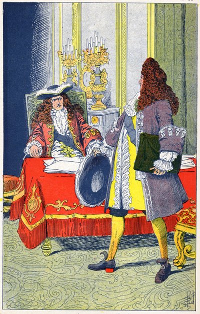 Ludwik XIV i Louvois autorstwa Louis Charles Bombled